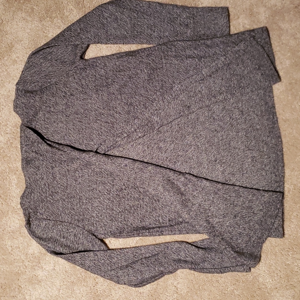 Grey open back crew neck  sweater super soft Old Navy brand